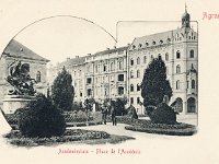 Akademički trg (današnji Trg Josipa Juraja Strossmayera) oko 1900. godine